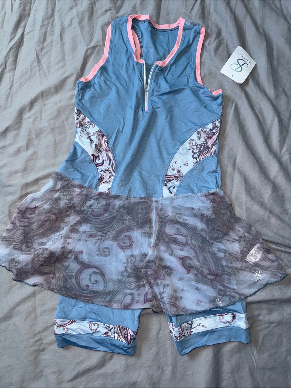 NWT AUTHENTIC WOMEN’S SOFIBELLA TENNIS TUNIC DRESS WITH SHORTS SIZE SMALL